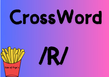 Preview of Crossword Initial R