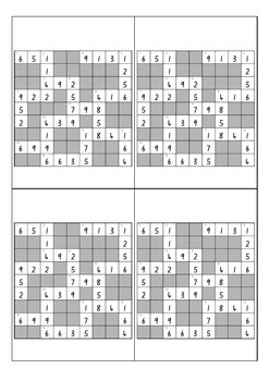 Mathematical Crossword Pack 002 by That Lightbulb Moment TpT
