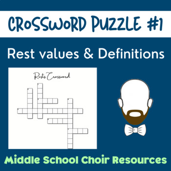 Preview of Crossword Puzzle #1 - Rest Values