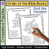 Crossword Puzzle Books of the Bible Order Activity