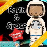 Science Crossword Puzzle Earth & Space Grades 4-6 NGSS