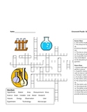 Middle School Science Crossword Puzzle - Introductory Scie