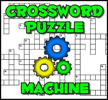 Preview of Crossword Puzzle Machine