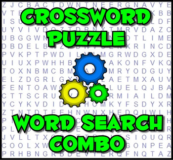 Preview of Crossword Puzzle - Word Search Combo