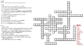 Crossword Puzzle for "Harnessing Human Energy" & "Thermal Energy"