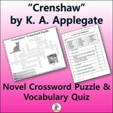 Crossword & Vocabulary Quiz for "Crenshaw" Novel by Kather