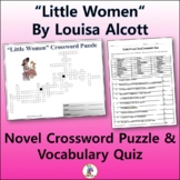 Crossword & Vocabulary Quiz for "Little Women" Novel by Lo