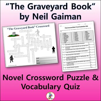 Crossword Vocab Quiz for The Graveyard Book Novel by Neil Gaiman