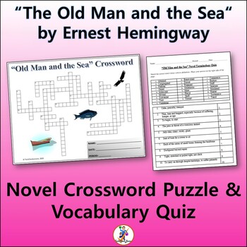 Crossword Vocab Quiz for The Old Man and the Sea Novel by Ernest