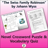 Crossword & Vocab Quiz for "The Swiss Family Robinson" Nov