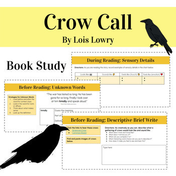 Preview of Crow Call Book Study
