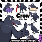 Crow Clip Art | Raven | Blackbird Clipart