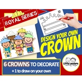 Crown Hat Design and Drawing Activity - DIY - ROYAL ART