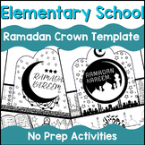 Crown Template For Ramadan Printable Coloring Crafts for K