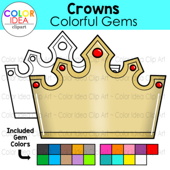 Preview of Crowns - Colorful Gems