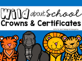 Crowns and Editable Certificates JUNGLE THEME