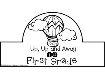 Crowns for FIRST GRADE (First Week of School - Back to School) | TpT