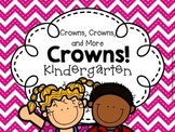 Back to School Crowns for KINDERGARTEN (First Week of School)