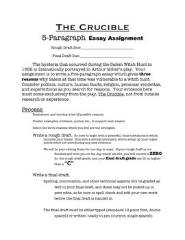 Crucible essay