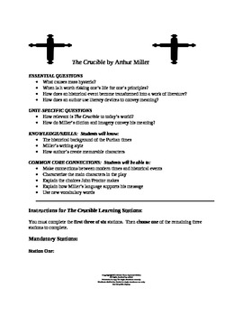 Preview of Crucible Learning Stations