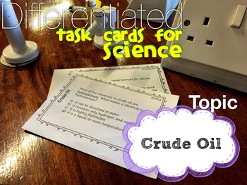 Preview of Crude Oil Task Cards