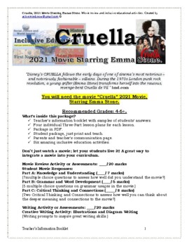 Preview of Cruella, 2021 Movie review and educational programs