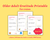Cruise Gratitude Worksheets | Meaningful Printable Activit