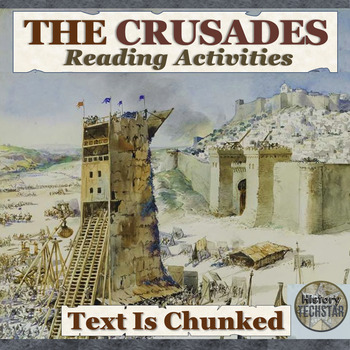 Preview of Crusades Reading Activities