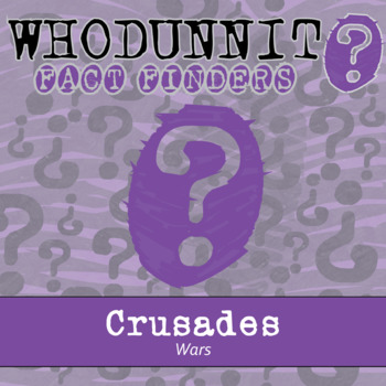 Preview of Crusades Wars Whodunnit Activity - Printable & Digital Game Options