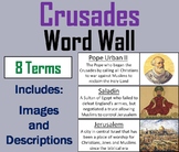 The Crusades Word Wall Cards (Middle Ages Unit: Medieval E