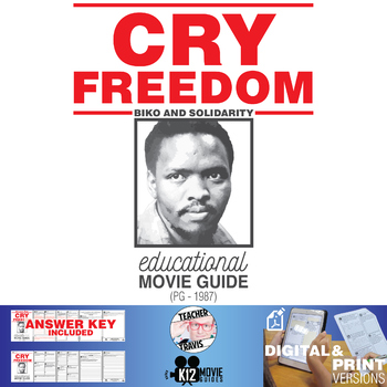 Preview of Cry Freedom Movie Guide | Questions | Worksheet (PG - 1987)
