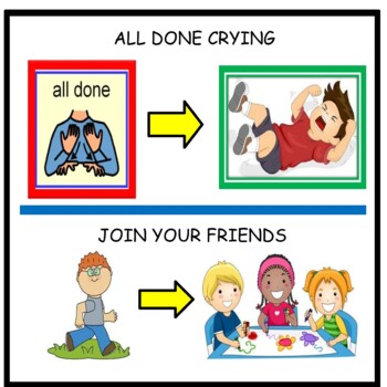 children crying at school cartoon