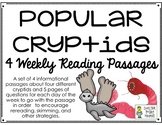 Cryptids - Weekly Reading Passages - Bundle of 4
