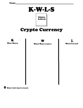 crypto coin selection worksheet