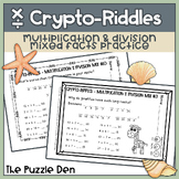 Crypto-Riddles - Multiplication & Division Mixed Facts fro