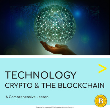 Preview of Crypto & The Blockchain Workbook, Worksheets & Activities | Comprehensive Lesson
