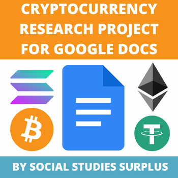 Preview of Cryptocurrency Research Project for Google Docs