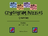Cryptogram Puzzles:  Leadership