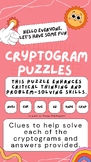 Cryptogram Word Puzzle