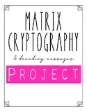 Cryptography - Matrix Decryption - Project & Practice