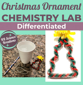 Preview of Crystal Ornament & Solubility Differentiated Chemistry Lab