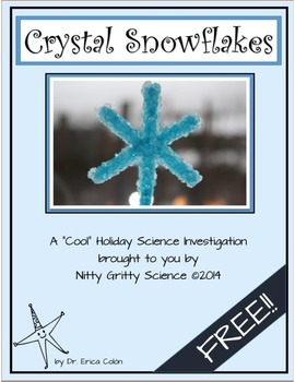 Preview of Crystal Snowflake - Free Science Investigation