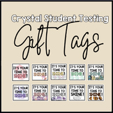 Crystal Student Testing Gift Tags (10 Designs)