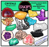 Crystals Clip Art Bundle  {Educlips Clipart}