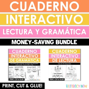 Preview of Cuaderno Interactivo de Lectura y Gramática - Spanish Reading & Grammar Journal