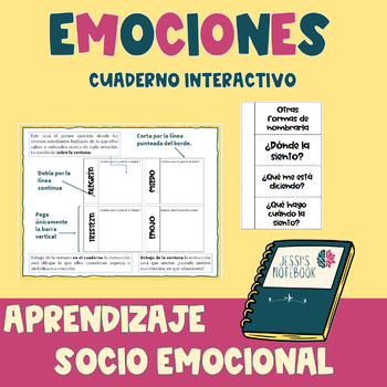 Preview of Cuaderno Interactivo para identificar emociones