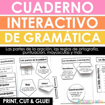 Preview of Cuaderno de Gramática | Cuaderno Interactivo | Spanish Grammar Notebook