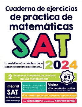 Preview of Cuaderno de ejercicios de práctica de matemáticas SAT