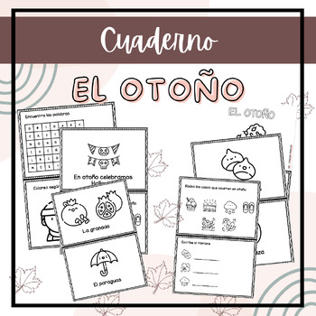 Preview of Cuaderno del otoño - Autumn - Español - Spanish