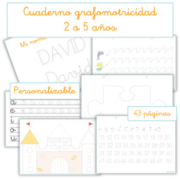Preview of Cuaderno grafomotricidad 2 a 5 años